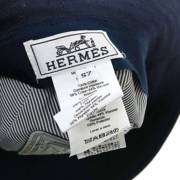 Hermes Bucket Size 57 Hat